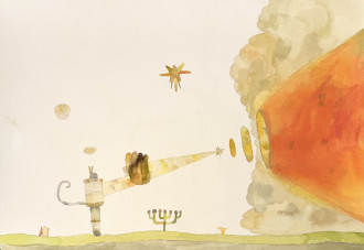 Работа Однажды ночью, когда все спали...