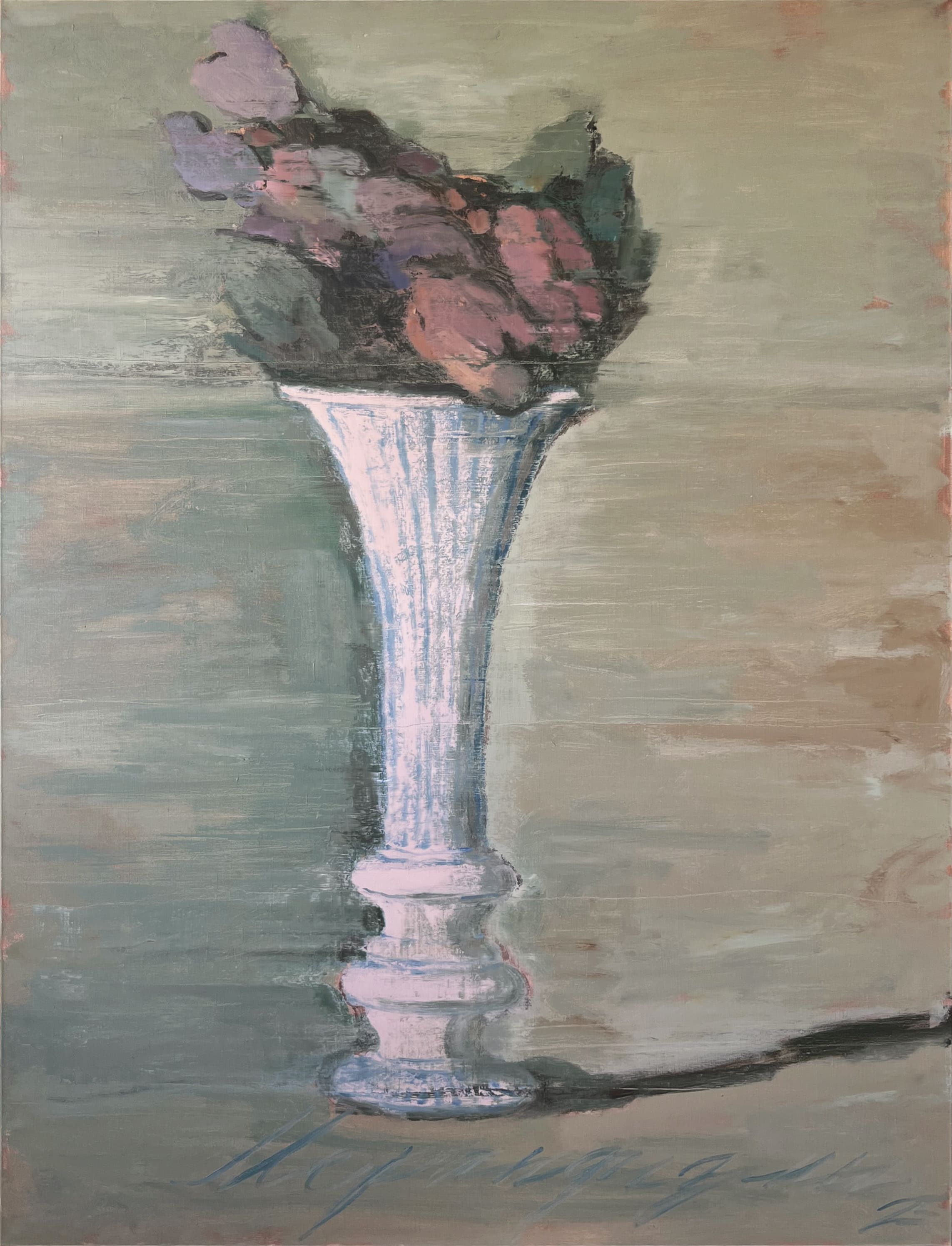 Большой натюрморт с высокой вазой серии 