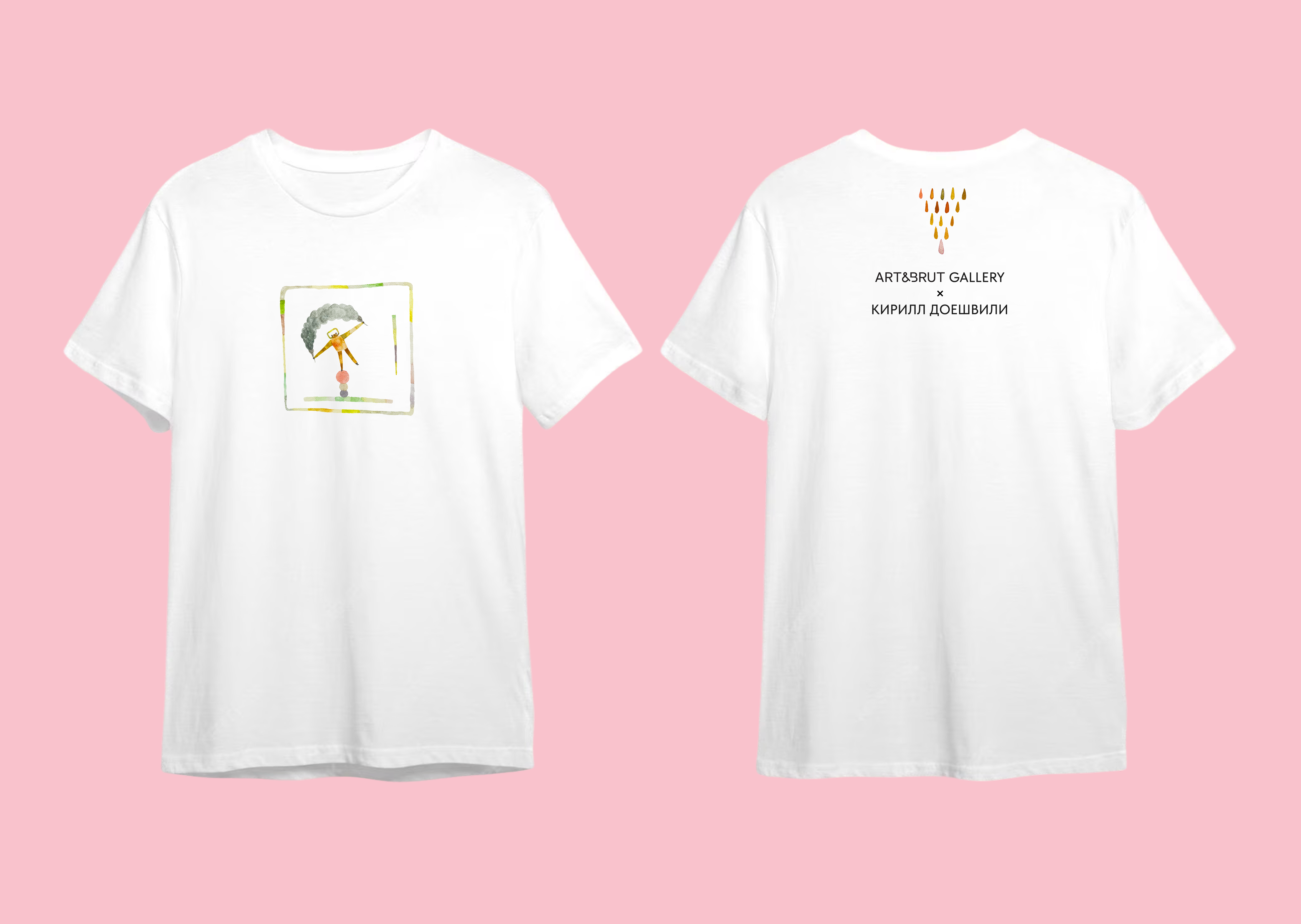  Футболка с принтом работ Кирилла Доешвили 